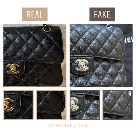 chanel caviar bag real vs fake|How To Authenticate A Chanel Bag In 5 Easy Ways .